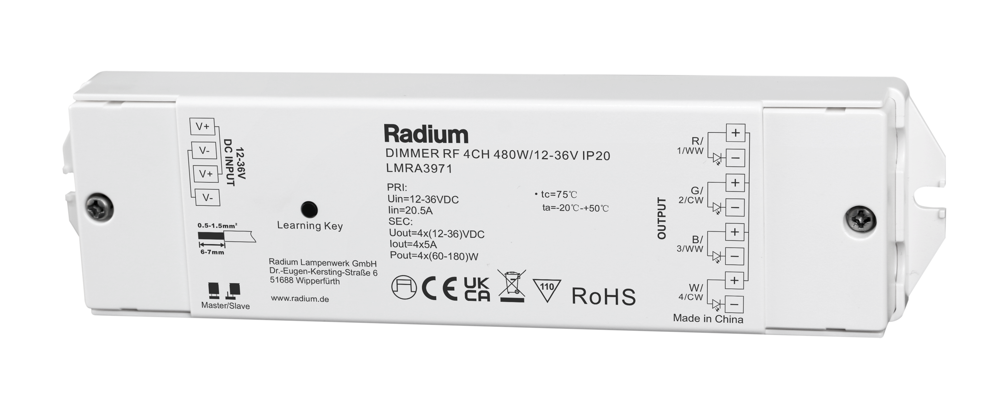 RF Dimmer 4CH