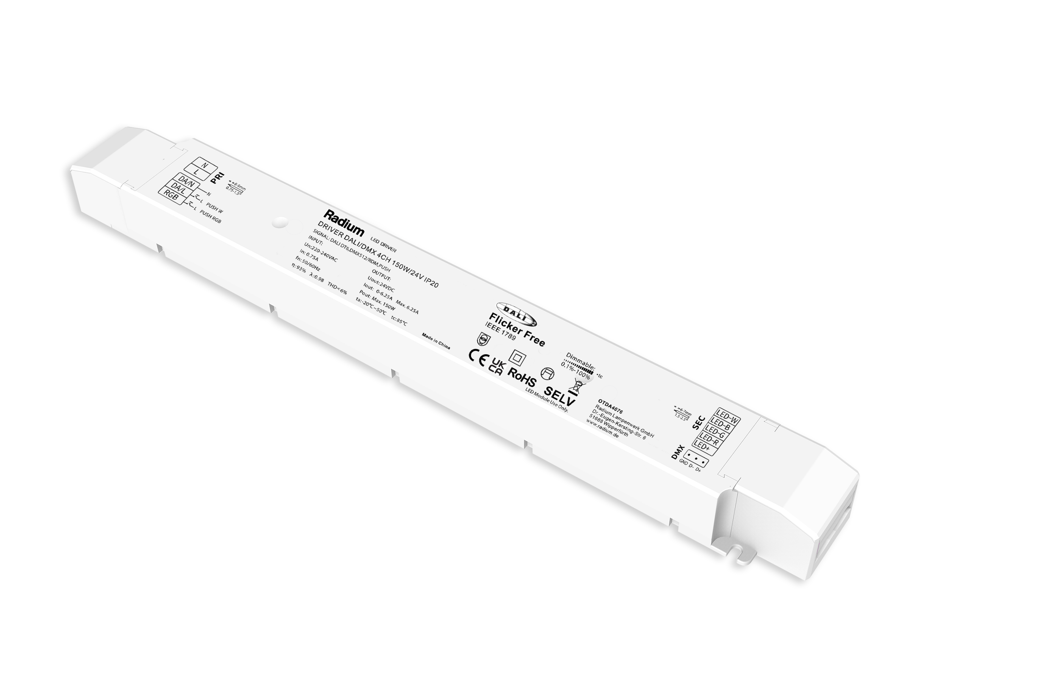 Treiber DALI 4CH 150W