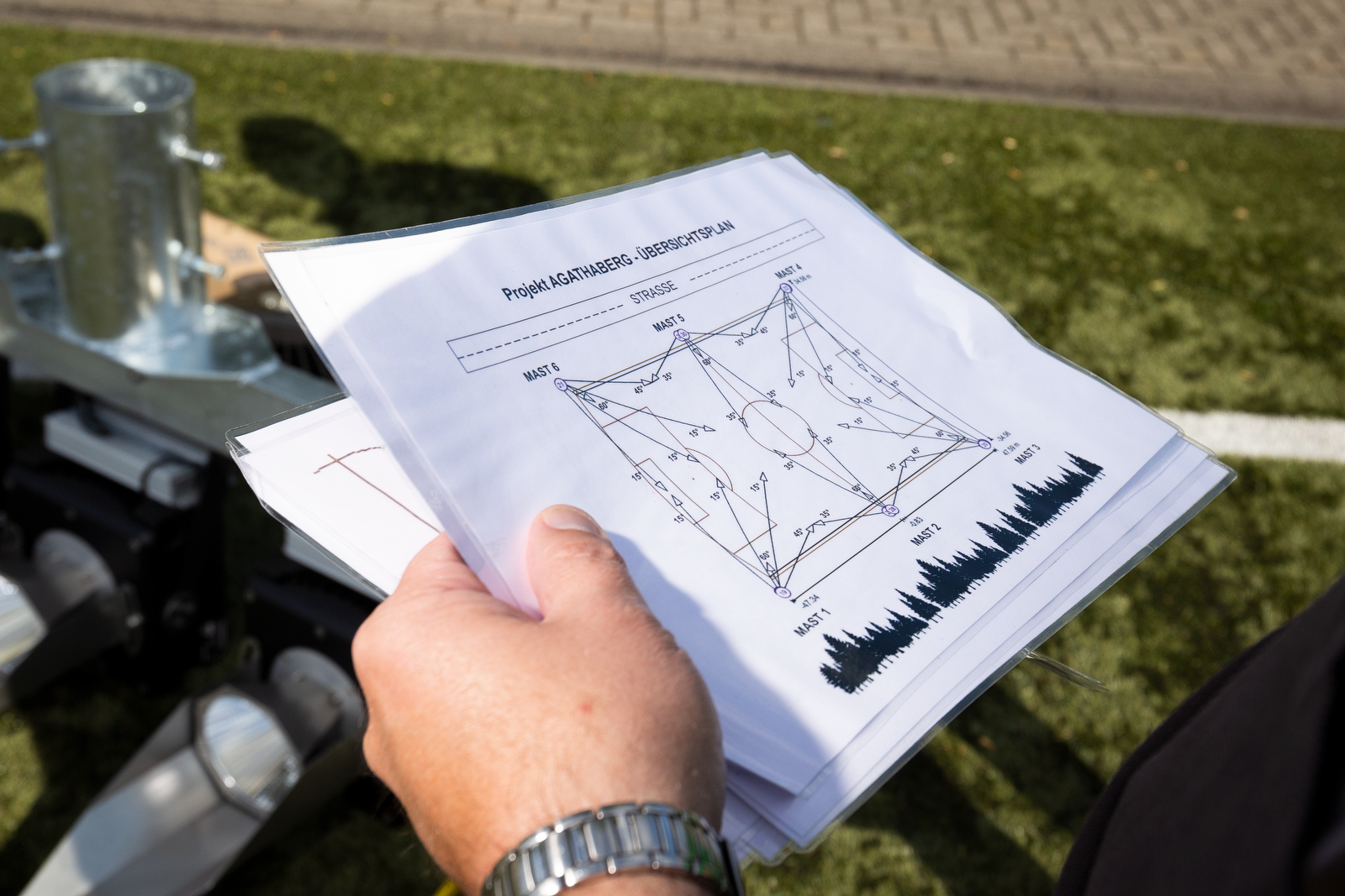 Sportplatz Agathaberg Plan