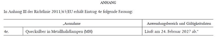 Auszug Änderungsrichtlinie (EU) 2022-278