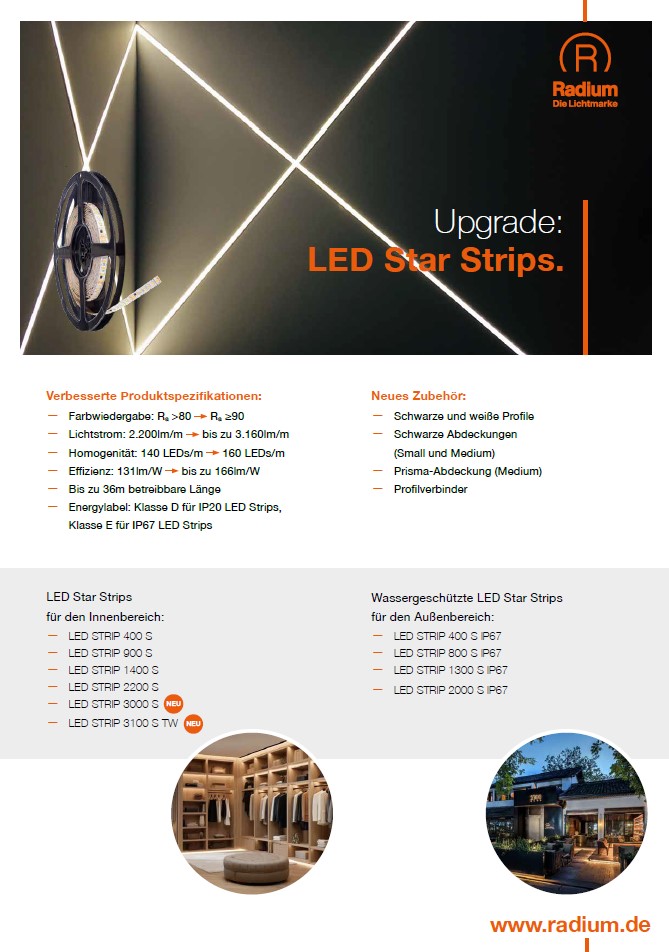 LED Star Strips Update - Flyer