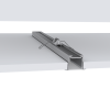 Profil en aluminium intégré pour 2 bandes LED, Profil d'aile MEDIUM, longueur 2m