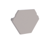 Embout pour profil + couvercle S, Endcap SMALL Profil d'angle 20.9/20.9