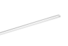 Profil en aluminium pour 1 bande LED, U-Profil plat SMALL, blanc, longueur 2m