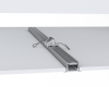 Profil en aluminium intégré pour 1 bande LED, Profil d'aile SMALL, longueur 2m