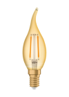 LED Ambiente LUX Flamme, RL-CA22 824/C/E14 FIL Gold