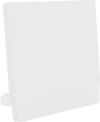 Embout pour profil + couvercle M, ENDCAP SQUARE PROFILE M U FLAT blanc