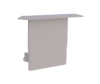 Embout pour profil + couvercle M, Endcap SMALL Profil d'aile 40/26.2