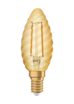 LED Ambiente LUX Flamme, RL-CW22 824/C/E14 FIL Gold