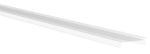 Couvercle transparent pour profil M, Cover MEDIUM, longueur 2m