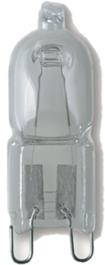 Halogen pin base lamp, clear   , RJH-PIN 35W/230/C/XE/G9