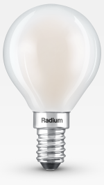 Lampe sphérique LED Essence, dépolie, RL-D40 830/F/E14
