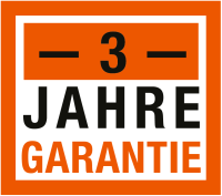 3 Jahre Garantie