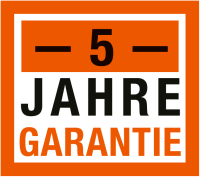5 Jahre Garantie