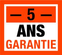 Garantie de 5 ans