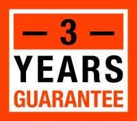 3 years guarantee