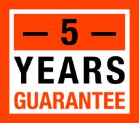 5 years guarantee