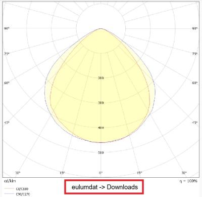 Zeichnung - LED Floodlight Star IP65, 1000/840 black