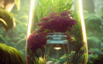 Special lamps for aquariums and terrariums