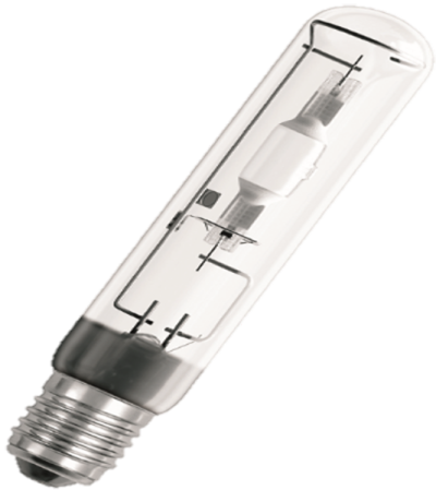 Lampe aux iodures métalliques, brûleur quartz, HRI-T 400/NSC/S/230/E40