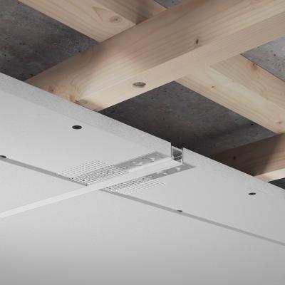 Produktbild - Aluminiumprofile grey and Cover frosted, SET SMALL WING DC F 56/13 GREY 2M