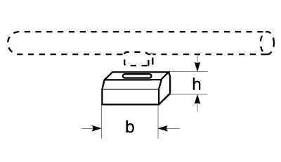 Zeichnung - Douilles LEDina, RAL1/HOLDER/S14D