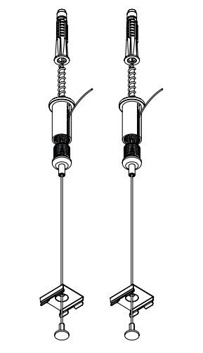 Zeichnung - Easy Connect Cintre pour corde, Suspension KIT S