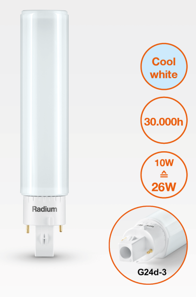 Produktbild - LED EssenceDuo - Retrofit f. Ralux Duo, RL-DUO26 840/G24D