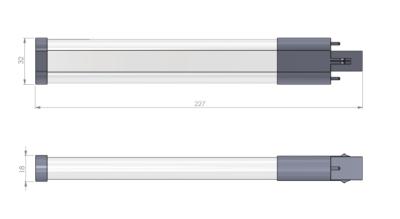 Zeichnung - LED Essence S - Retrofit for Ralux S, RL-S11 840/G23 EM