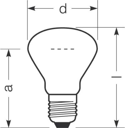 Zeichnung - Lampe de trafic, krypton, 230-240V, SVA-K LL 75W/230-240/C/E27 RO