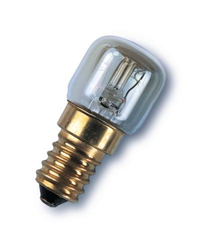 Produktbild - Lampe forme poirette 300°C, claire, P 15W/230/300C/C/E14