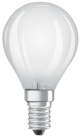 Produktbild - Lampe sphérique LED Essence, dépolie, RL-D40 4W/230/F/840/E14