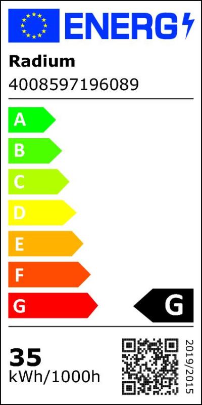Energielabel - Leuchtstofflampe Spectralux®Plus Ring , NL-T9 32W/840C/G10Q
