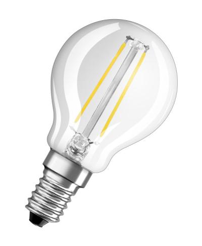 Produktbild - Lampe sphérique LED Essence, Filament, RL-D25 2W/230/C/827/E14 AL