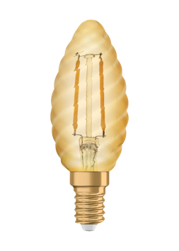Produktbild - LED Ambiente LUX Flamme, RL-CW22 824/C/E14 FIL Gold