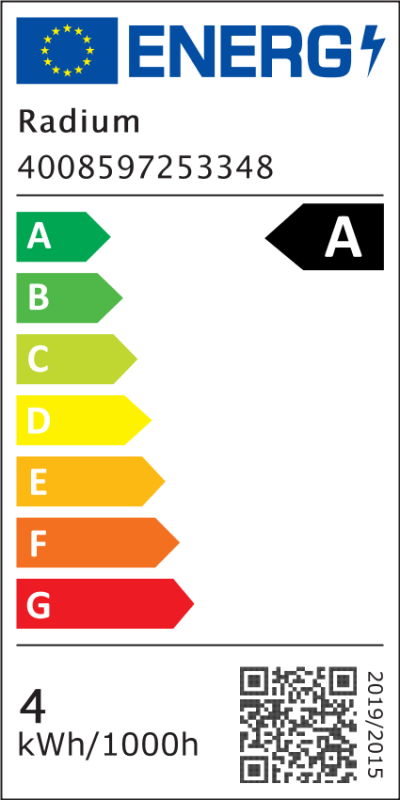 Energielabel - LED Star+ Classic A, Filament, RL-A60 DIM HE 827/C/E27 FIL