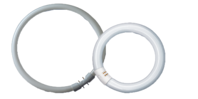 Fluorescent lamps in circular shape