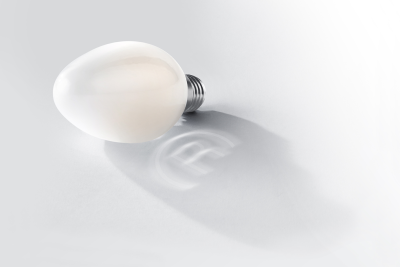 Produktbild - Flamme LED Star, dépolie, RL-C40 DIM 827/F/E14