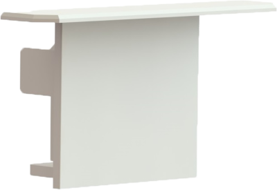 Embout de fermeture plastique, carré, Endcap-F A0090