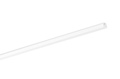 Produktbild - Aluminiumprofile black and Cover frosted, SET SMALL U FLAT SQUARE 17/18 BLACK 2M