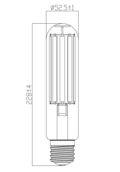 Zeichnung - LED Essence RNP / NAV-Retrofit, RL-RNP100 730/C/E40 EM