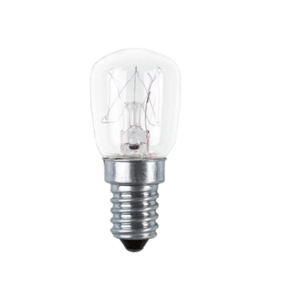 Lampe forme poirette 300°C, claire, P 15W/230/300C/C/E14