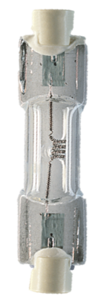 Lampe halogène pour champs d'aviation, RHA 200W/8,33A/R7S