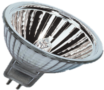 Produktbild - Lampe halogène à basse tension avec réflecteur, RJL 35W/12/SKY/ALU/WFL/GU5.3
