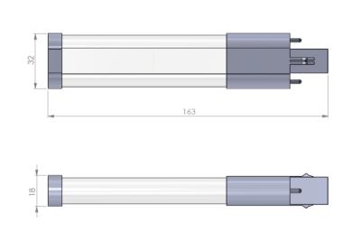 Zeichnung - LED Essence S - Retrofit for Ralux S, RL-S9 830/G23 EM