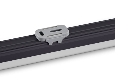 Produktbild - Clip de montage pour profil S, Bracket plastique SMALL noir
