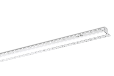 Produktbild - Aluminiumprofile grey and Cover frosted, SET SMALL WING DC F 56/13 GREY 2M