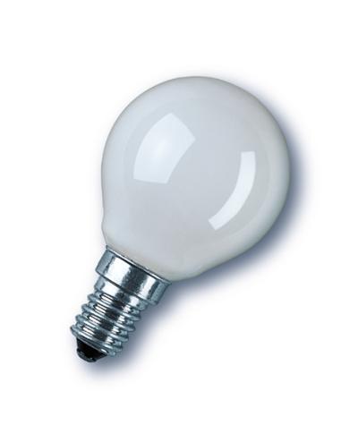 Produktbild - Lampe sphérique, dépolies, D 15W/230/F/E14