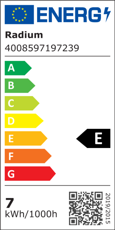 Energielabel - Classic A LED Star, Filament, RL-A60 DIM 827/C/E27 FIL