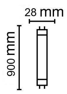 Zeichnung - LED Star Tube T8, RL-T8 30 S 840/G13 EM